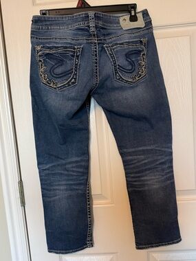 Silver AIKO Women's Capri, Size 28